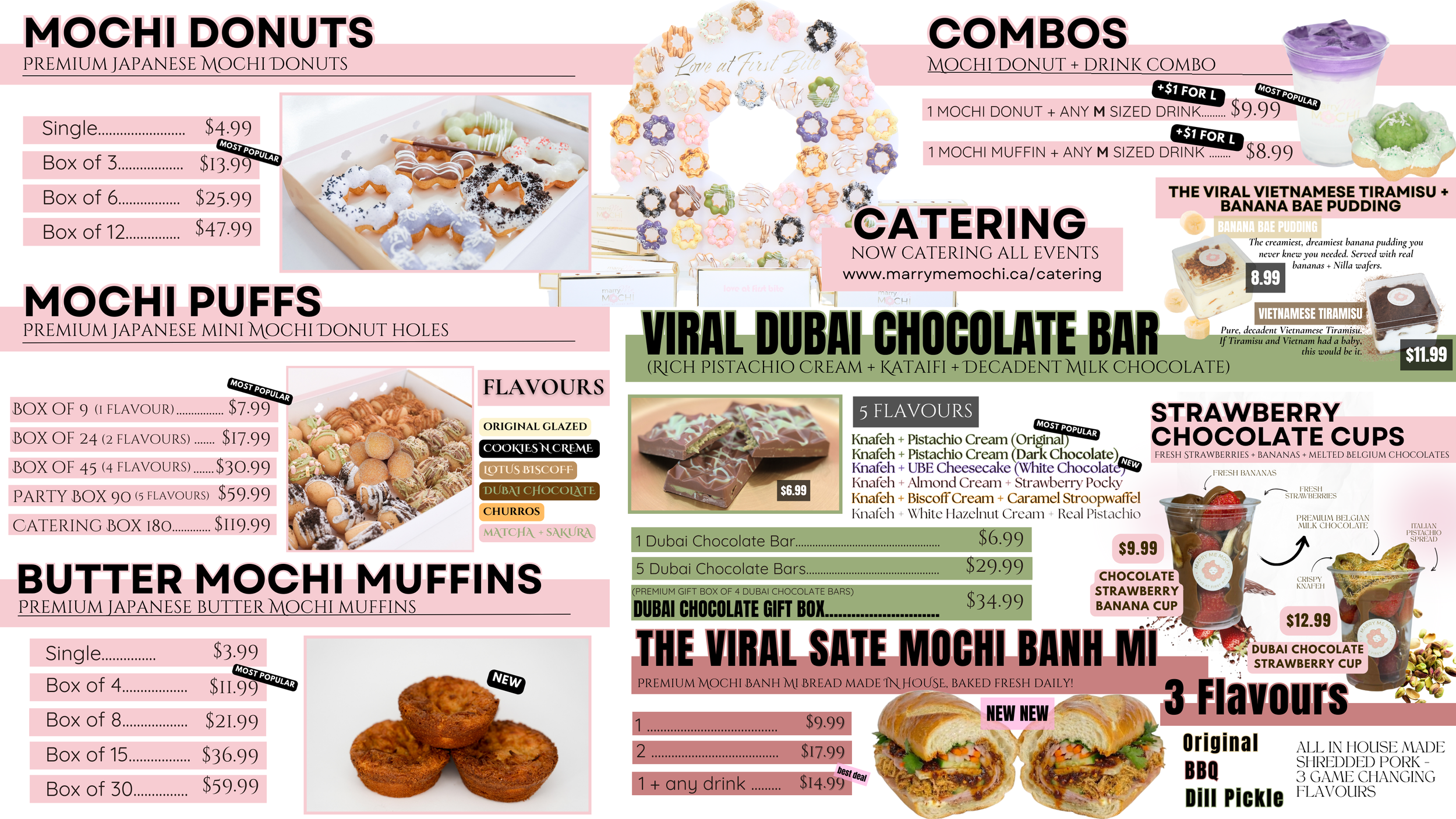 Grand Opening Menu | Explore New Flavors Today! — Marry Me Mochi